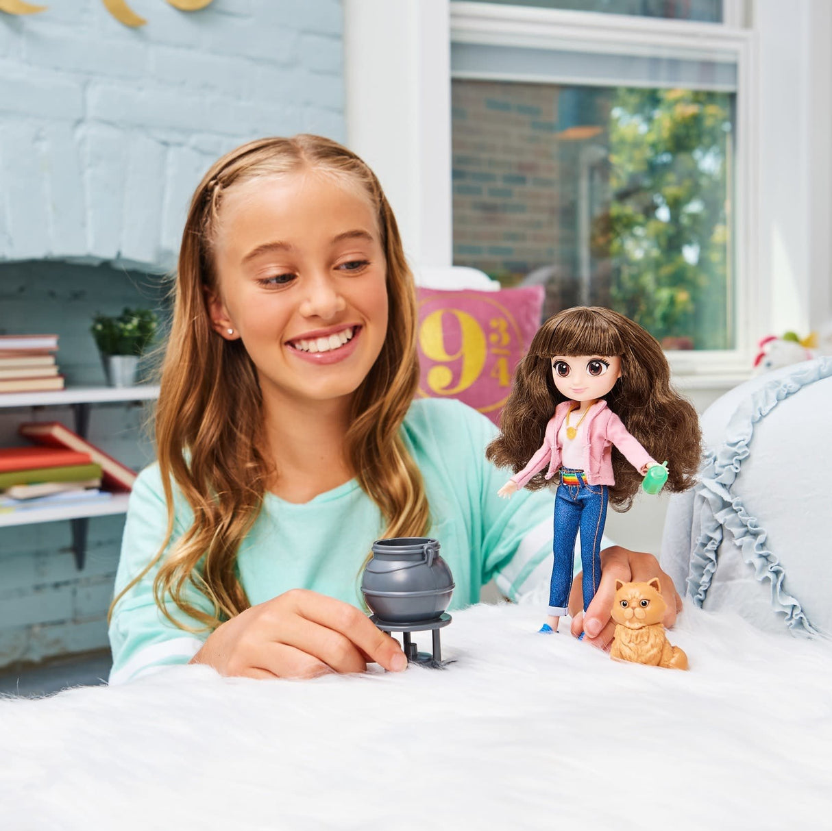 Spin Master Wizarding World Harry Potter - Juego De Regalo De Muñeca Brilliant Hermione Granger 6061849