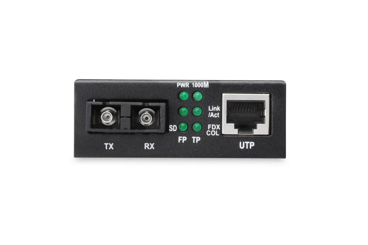EAN 4016032293132 - Digitus DN-82121-1 convertidor de medio 1000 Mbit/s 1310 nm Monomodo Negro imagen 4