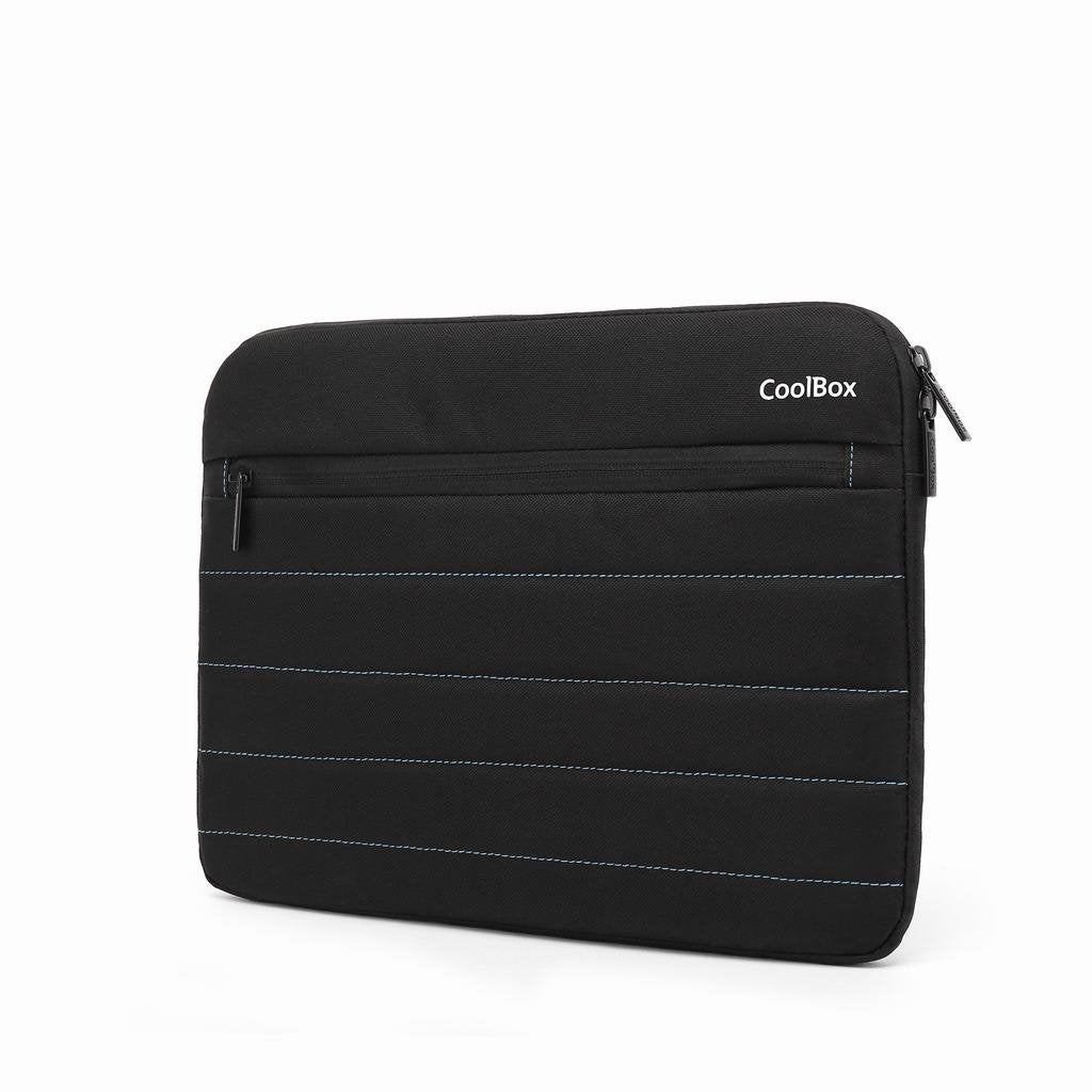 Coolbox Funda Impermeable Para Mini Ordenador Portátil 11.6" O Tablet (32,5 X 24 Cm). Negro Y Azul