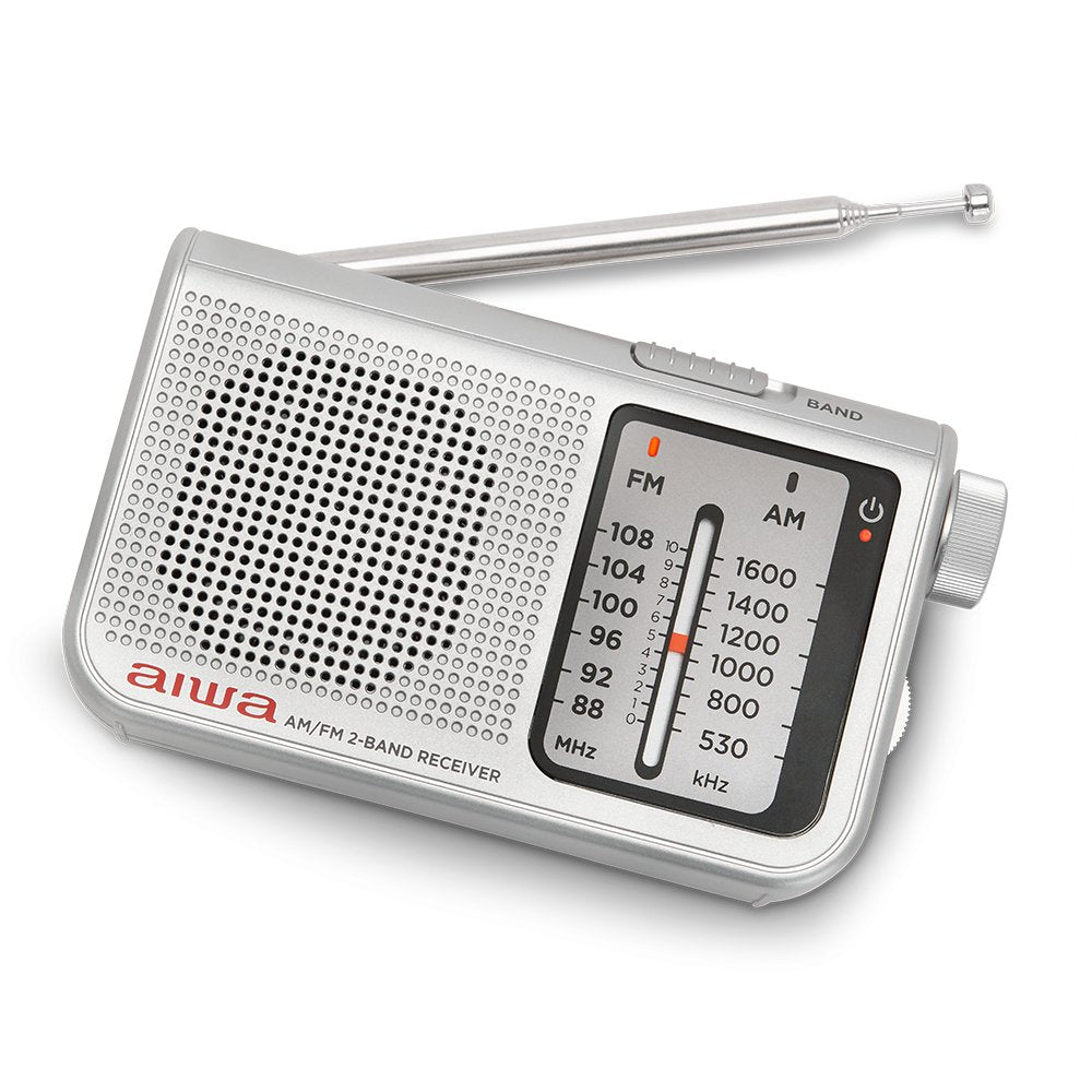Radio Portátil Aiwa Rs-55sl Plata