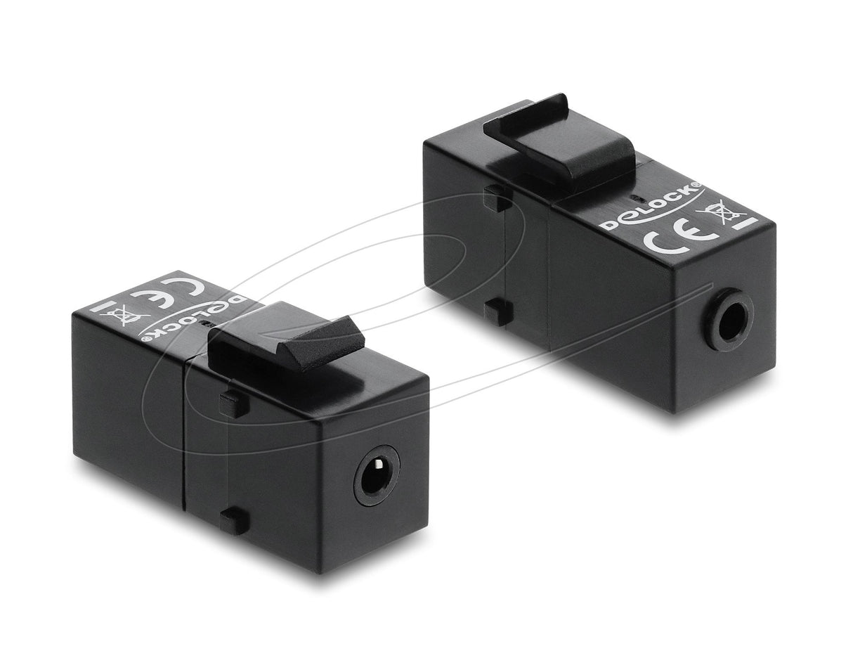Keystone Modul Klinkenbuchse 3,5 Mm 4 Pin Zu Klinkenbuchse 3,5 Mm 4 Pin Schwarz