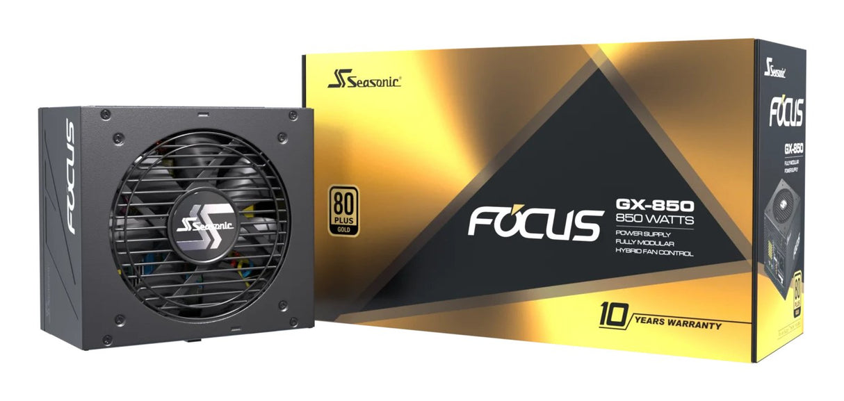 EAN 4711173878438 - Seasonic Focus GX unidad de fuente de alimentación 850 W 20+4 pin ATX ATX Negro imagen 1