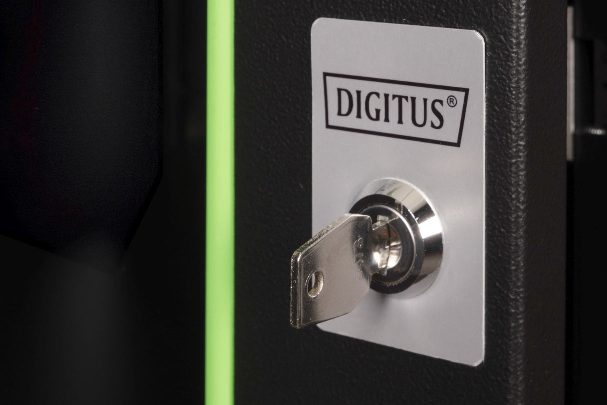 EAN 4016032257622 - Digitus DN-19 07U-6/6-SW armario rack 7U Bastidor de pared Negro imagen 9