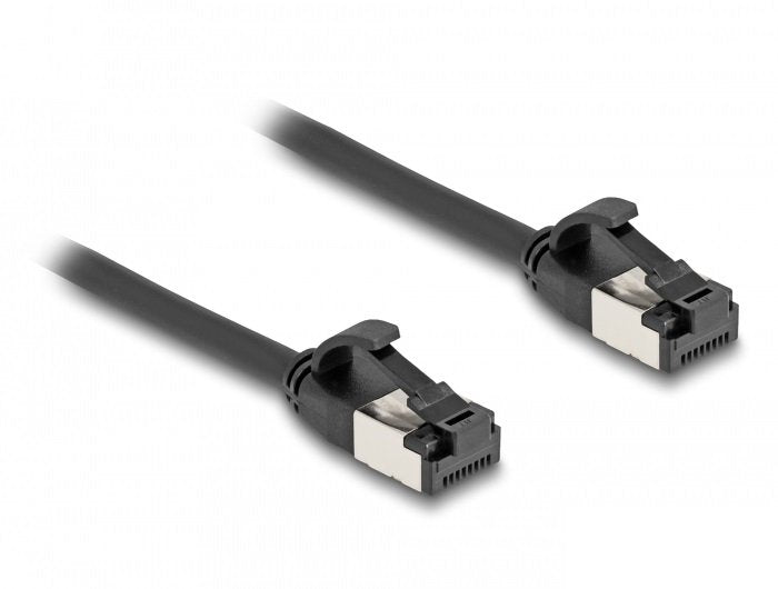 Delock Rj45 Cable Macho A Macho Cat.8.1 Flexibel 0,25 M Negro
