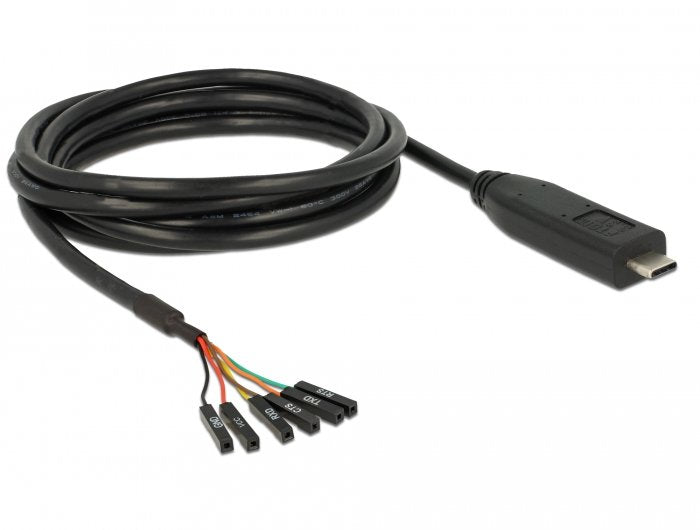 Delock 63946 Converter Usb Type-C 2.0 Male To Lvttl 3.3 V 6 Pin Pin Header Female Separate 2.0 M