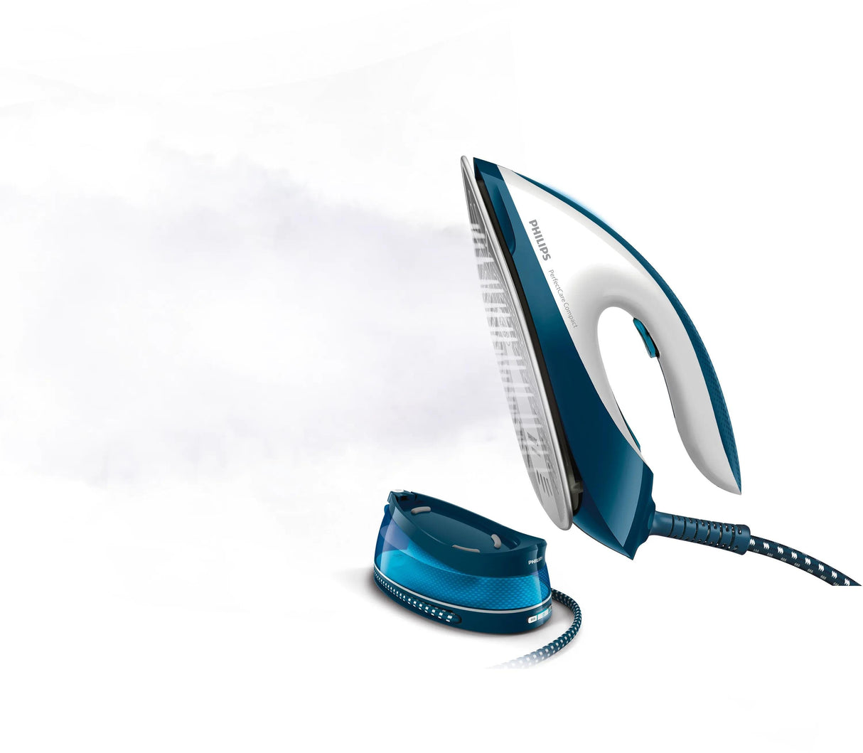 EAN 8710103935841 - Philips GC7840/20 estación plancha al vapor 2400 W 1,5 L Suela de SteamGlide Azul, Blanco imagen 2