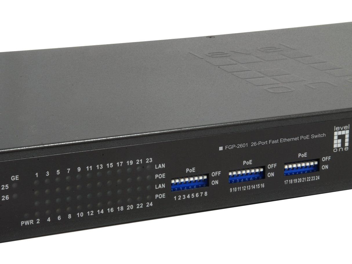 EAN 4015867202791 - LevelOne FGP-2601W150 switch No administrado Gigabit Ethernet (10/100/1000) Energía sobre Ethernet (PoE) imagen 6