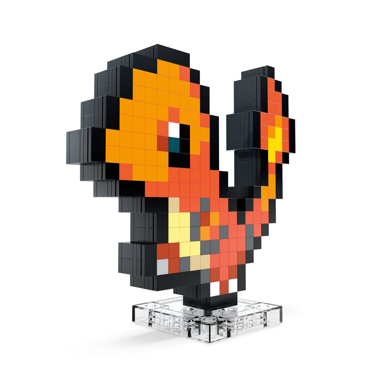 Mattel Pokémon Glumanda Pixel Art, Juguete De Construcción Hth76