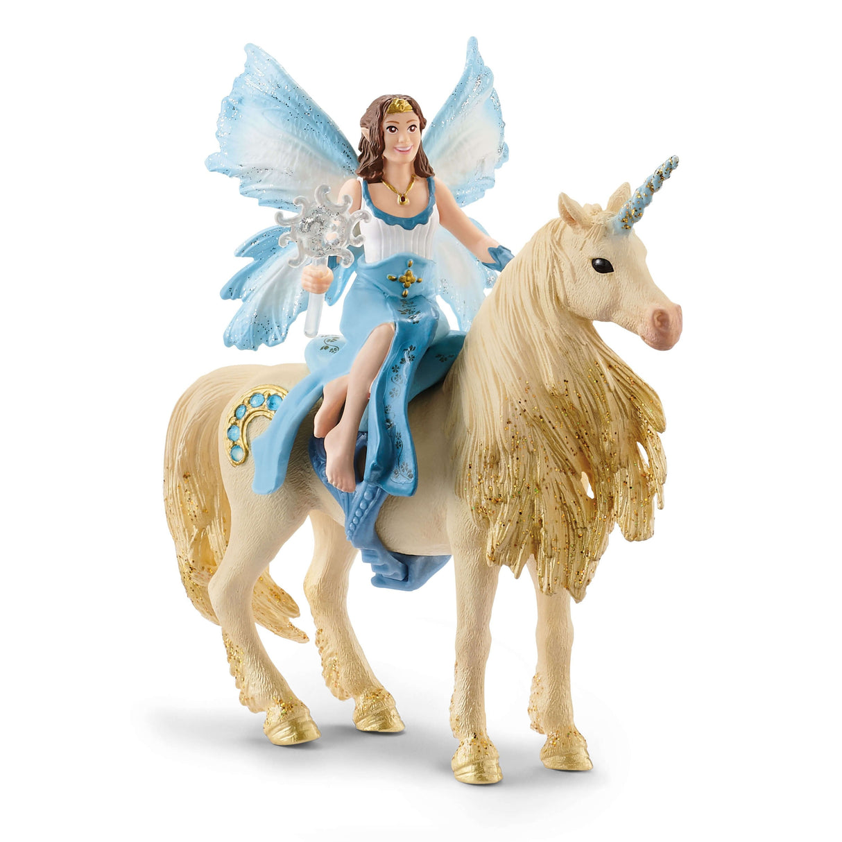 Schleich Bayala 42508 Eyela Riding On Golden Unicorn