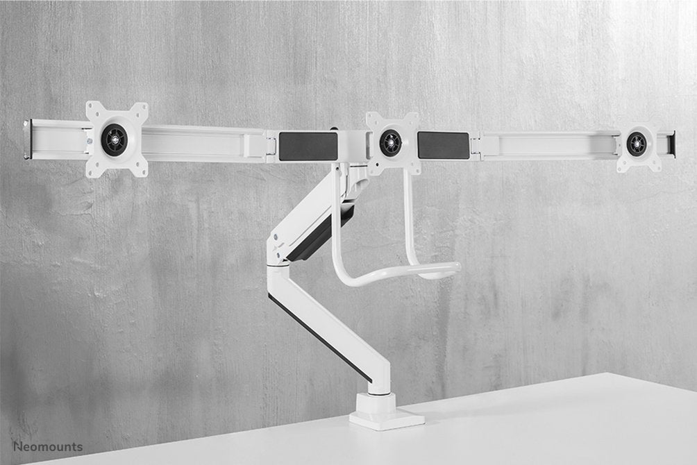 EAN 8717371447519 - Neomounts NM-D775DX3WHITE soporte para monitor 68,6 cm (27") Escritorio Blanco imagen 11
