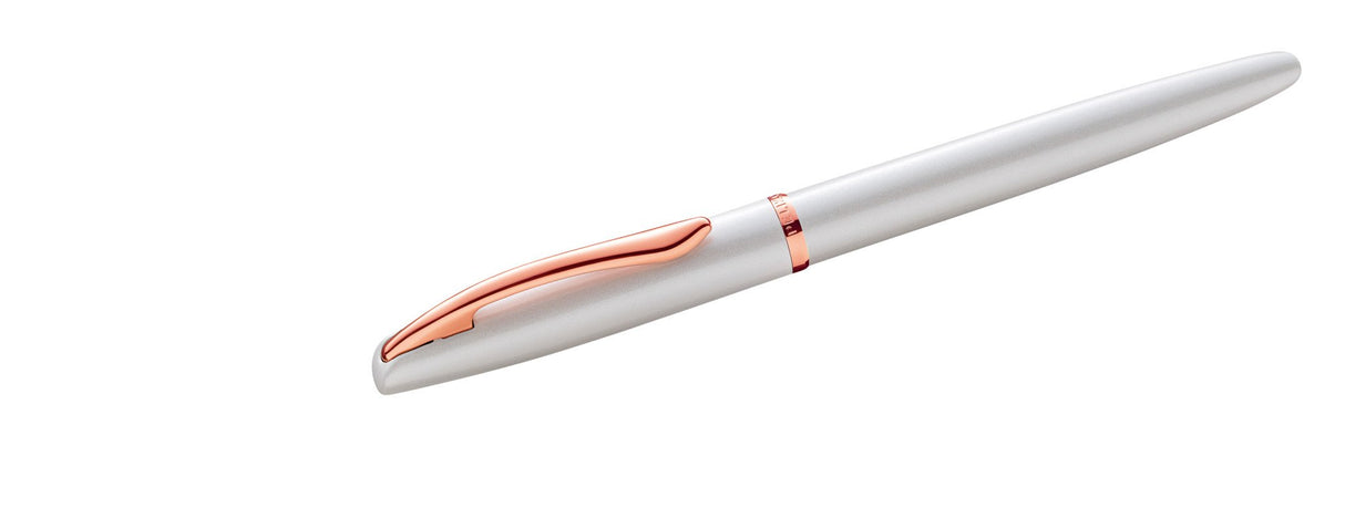 EAN 4012700821805 - Pelikan Jazz Noble Elegance P36 pluma estilográfica Sistema de carga por cartucho Oro, Perlado, Blanco 1 imagen 4