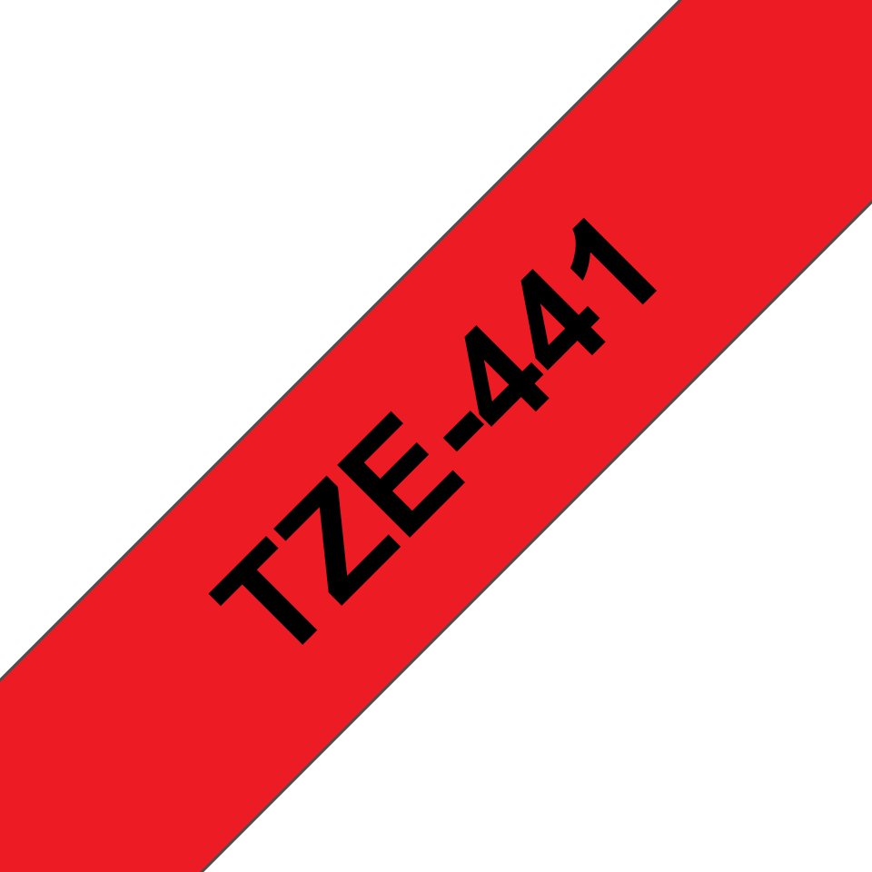 EAN 4977766686327 - Brother TZE-441 cinta para impresora de etiquetas Negro sobre rojo imagen 1