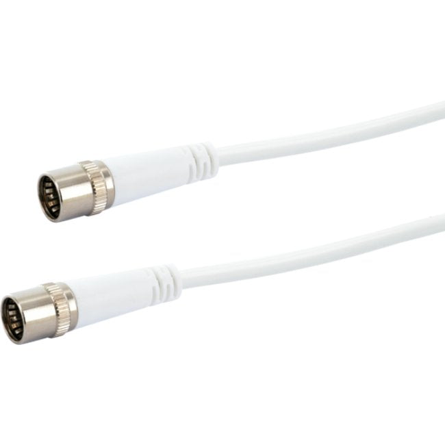 Cable Coaxial Schwaiger Clase A + 10 Db 1,5 M Blanco