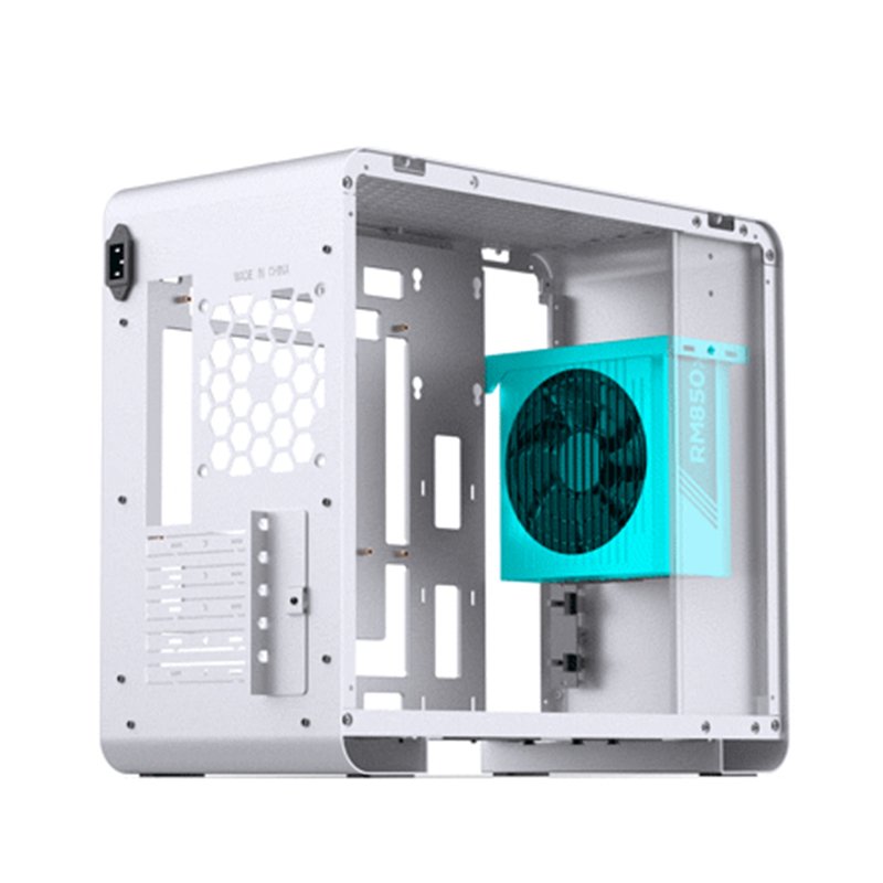Jonsbo U4 Mini Micro-Atx-Carcasa, Tempered Glass - Blanco