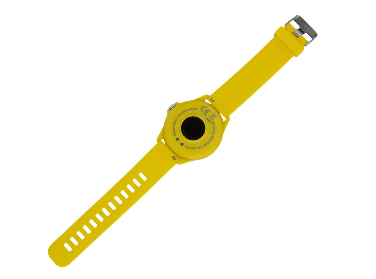 Smartwatch Forever Colorum Cw-300 Notificaciones Frecuencia Cardíaca Amarillo