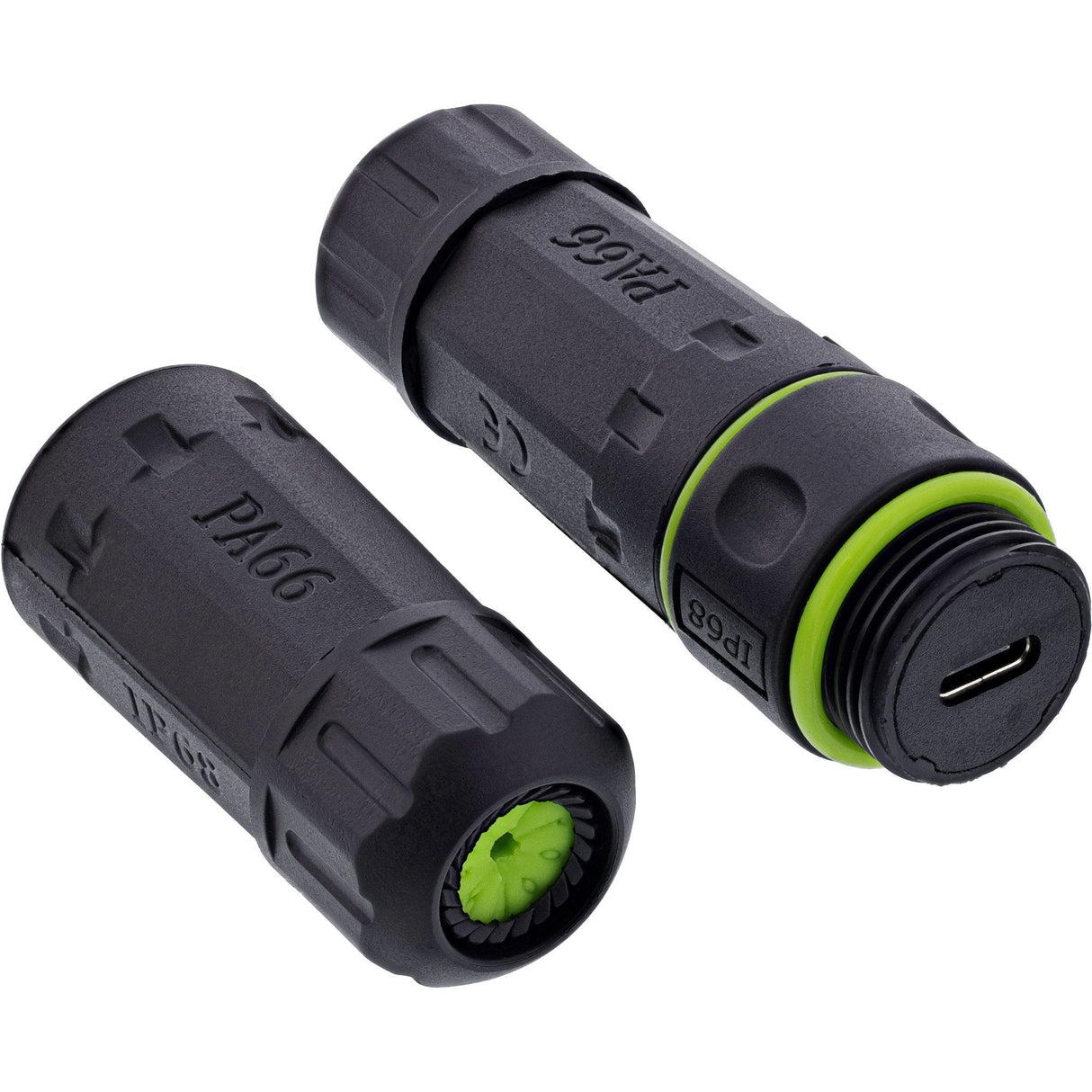 Adaptador Usb-C Inline®, Ip68, 2 Tomas Usb-C, Blindado, M20