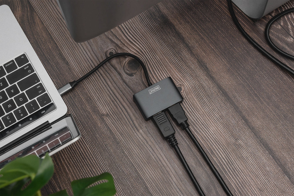EAN 4016032478751 - Digitus DA-70826 Adaptador gráfico USB 4096 x 2160 Pixeles Gris imagen 2