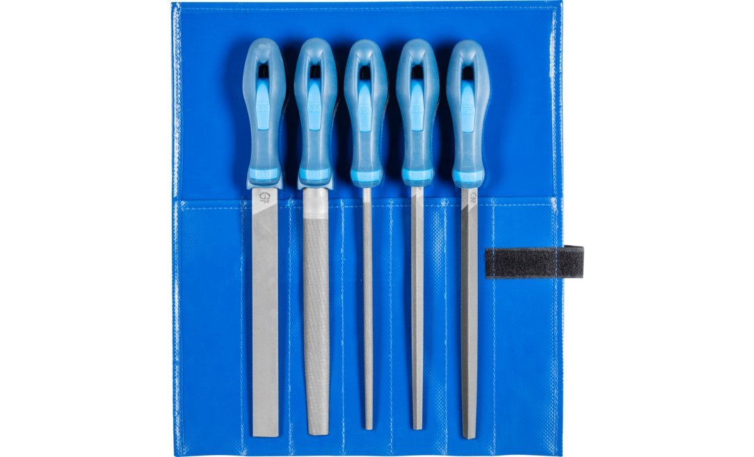 Pferd 11800532 Werkstattfeilen-Set Hieb 2 In Pvc-Bolsa Enrollable