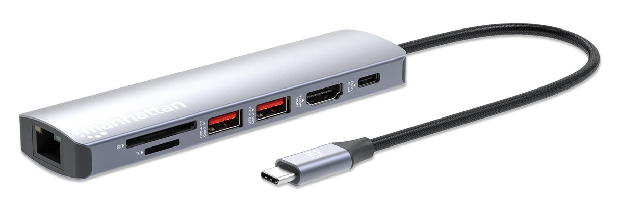 EAN 0766623153966 - Manhattan 153966 base para portátil y replicador de puertos Alámbrico USB 3.2 Gen 2 (3.1 Gen 2) Type-C Pl imagen 1