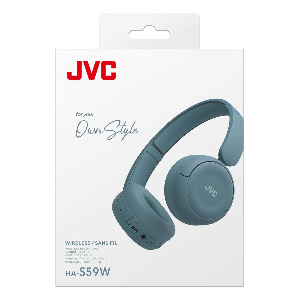 Auriculares Jvc Ha-S59w Inalámbrico Y Alámbrico Diadema Música/Uso Diario Bluetooth Azul
