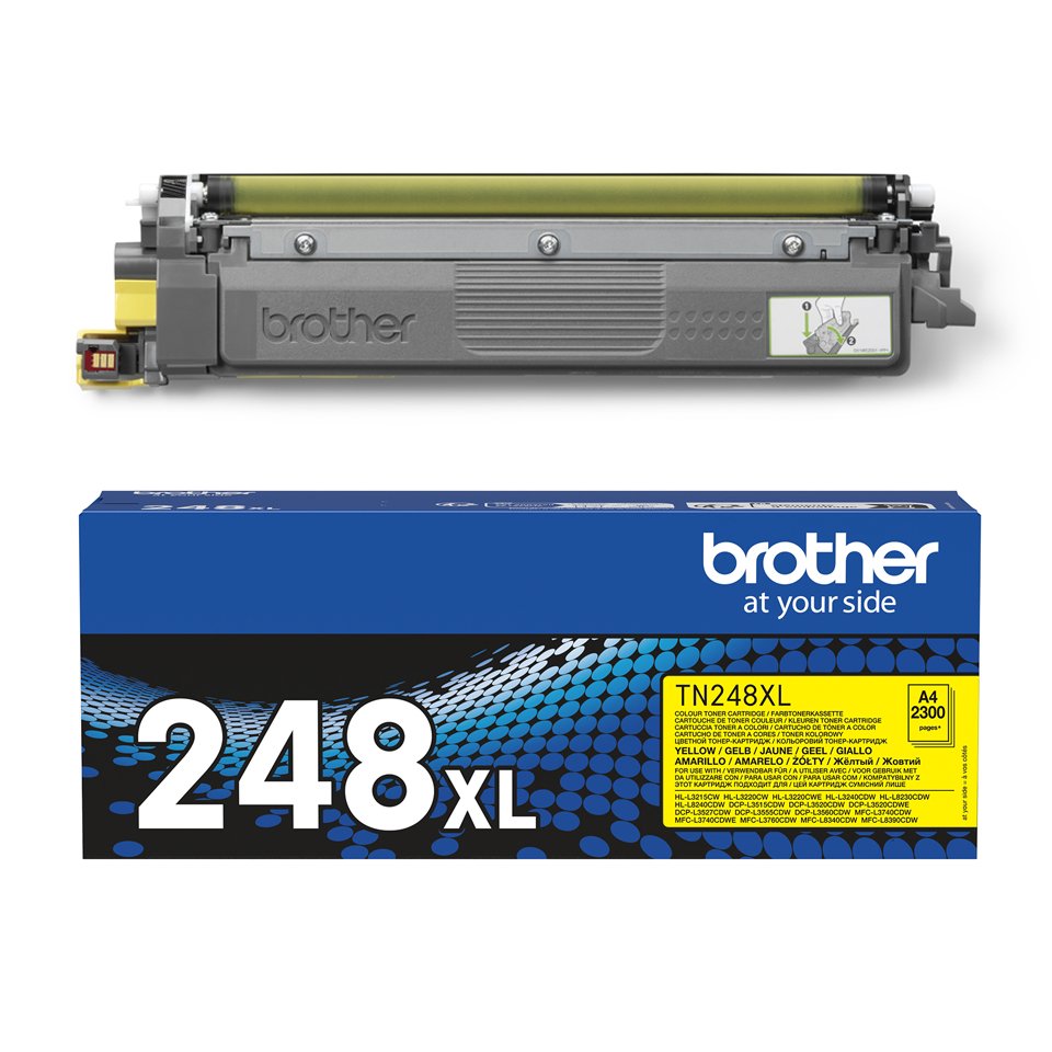 EAN 4977766821810 - Brother TN-248XLY cartucho de tóner 1 pieza(s) Original Amarillo imagen 3