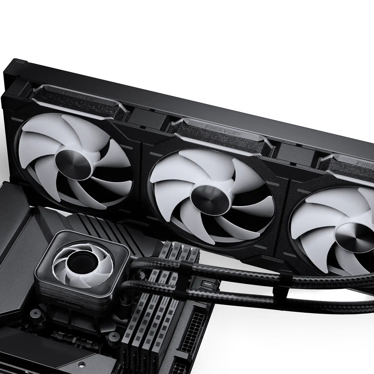K Phanteks Glacier One 420d30 X2 Drgb Schwarz Aio-Wasserkühlung