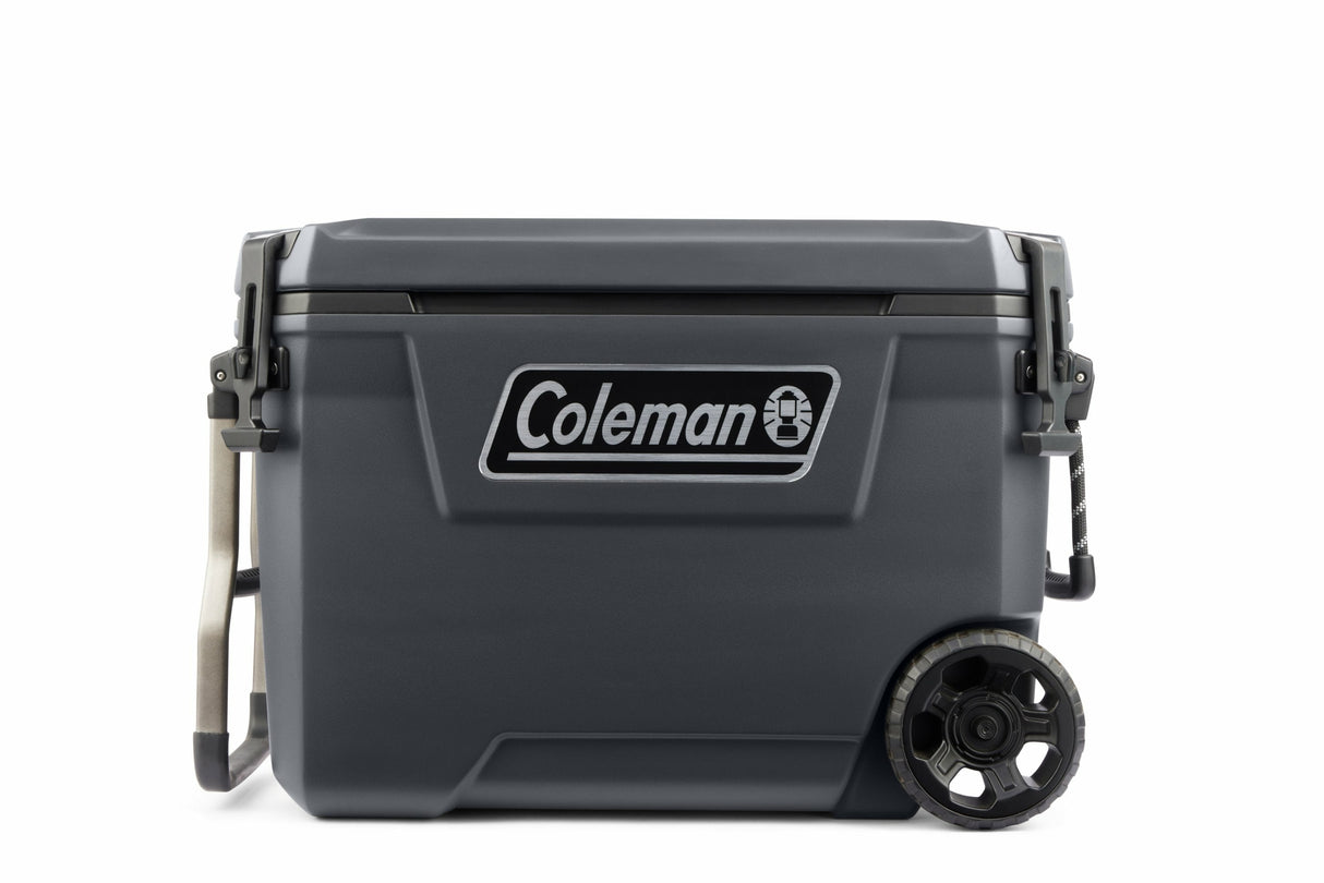 Nevera Coleman Convoy 65 Qt Wheeled Gris Oscuro