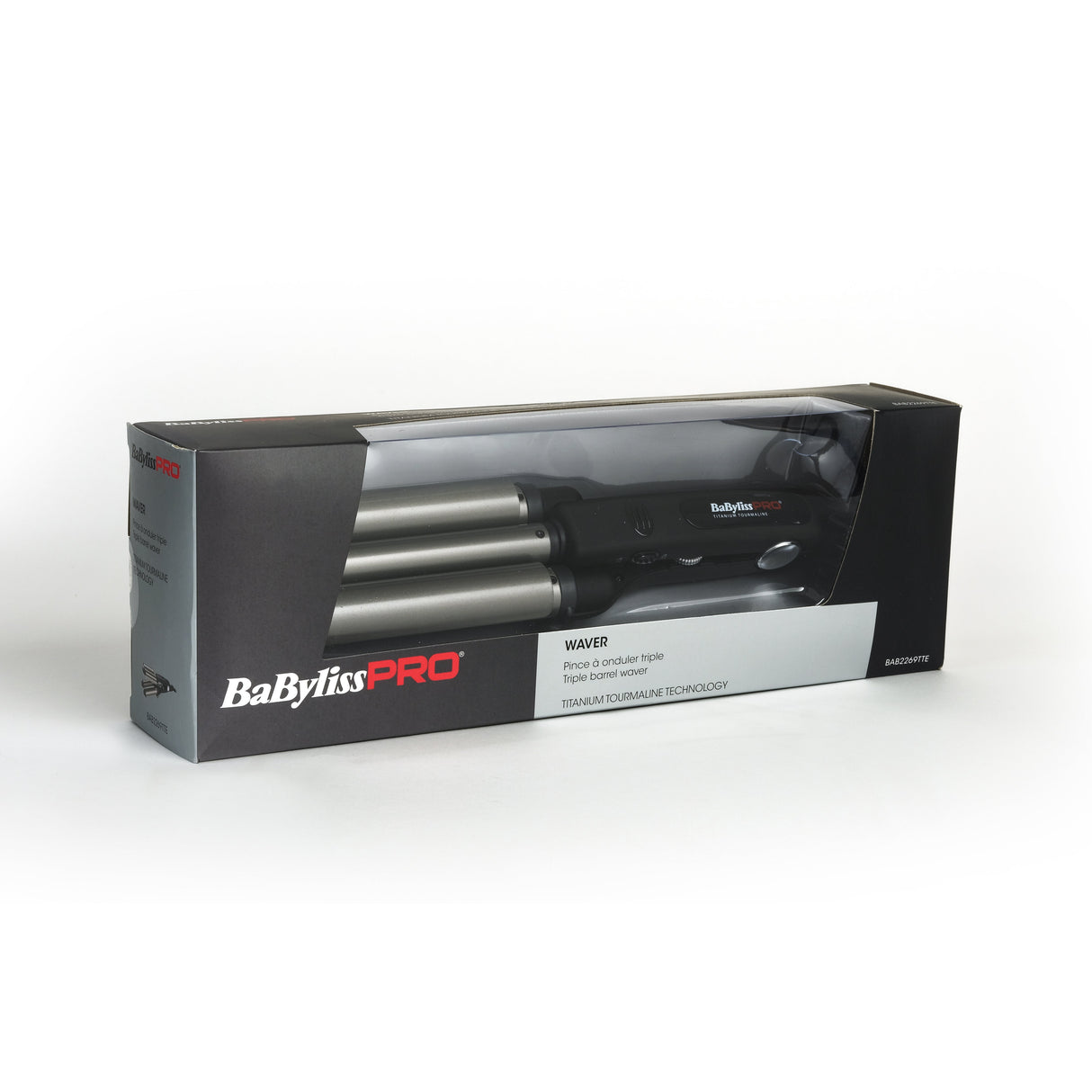 EAN 3030050047318 - BaByliss TRIPPLE WAVER Rizador de pelo Caliente Negro 125 W 2,7 m imagen 2