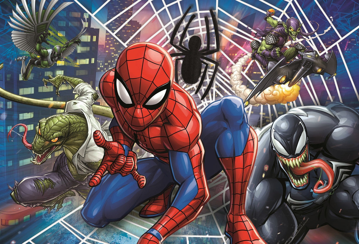 Puzzle Maxi Spider-Man Marvel 60 Piezas La Aventura Arácnida En Gran Formato