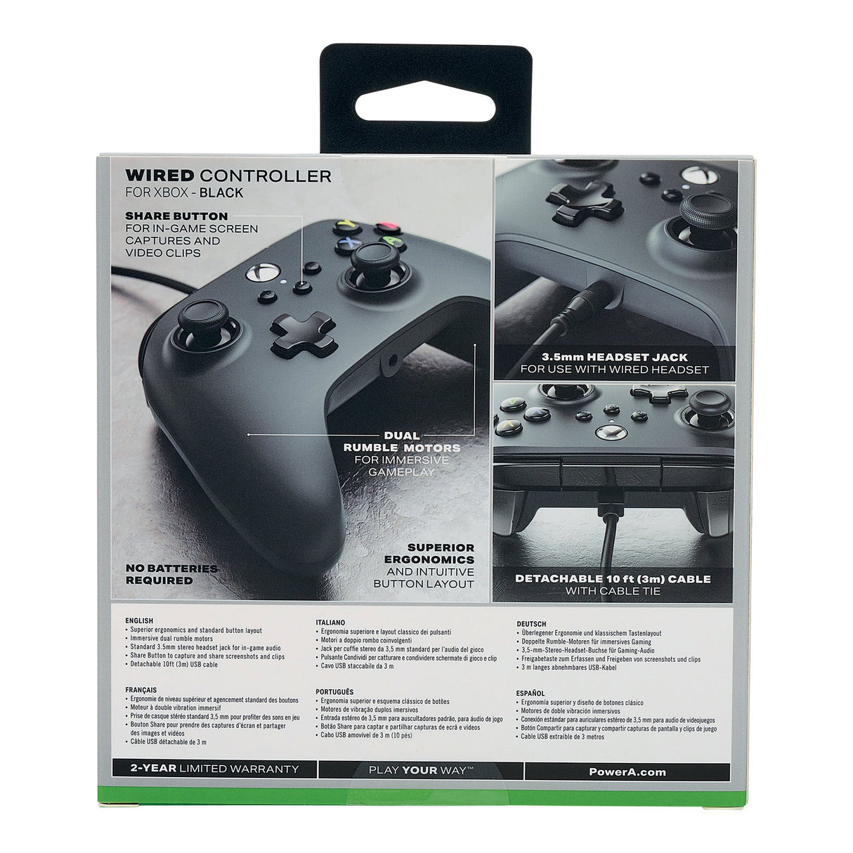 EAN 0617885021244 - PowerA 1519265-02R Negro USB Gamepad Analógico/Digital Xbox One, Xbox Series S, Xbox Series X imagen 12