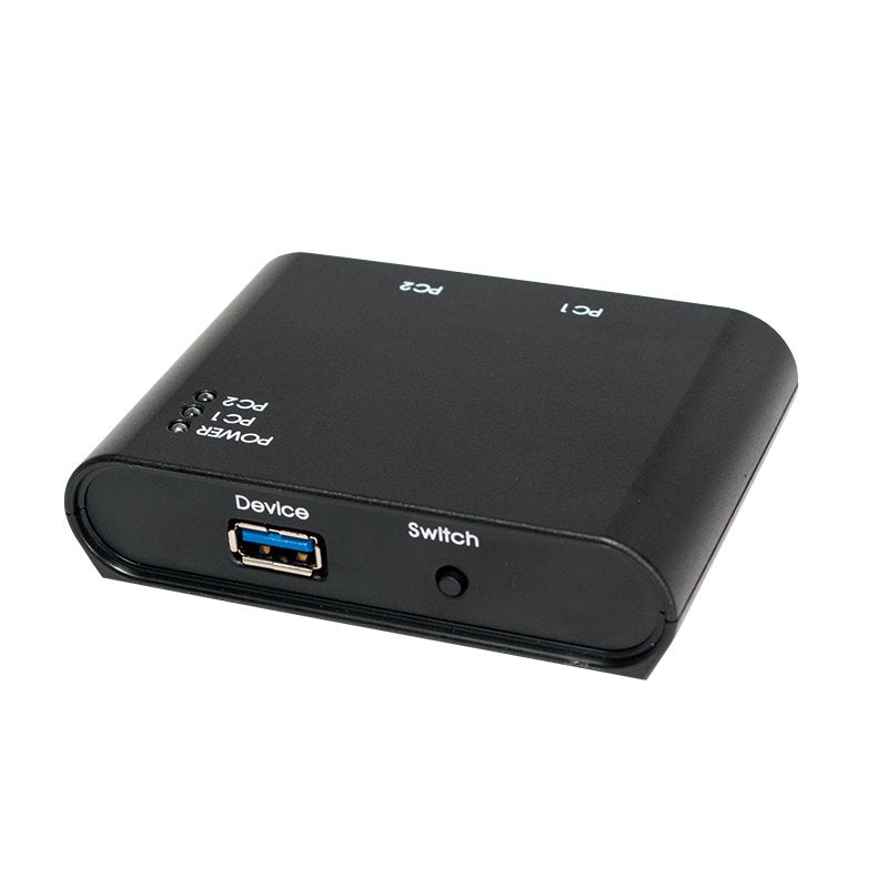 Logilink Ua0216 Hub Interruptor Usb 3.0 De 2 Puertos 5000 Mbit/S Negro