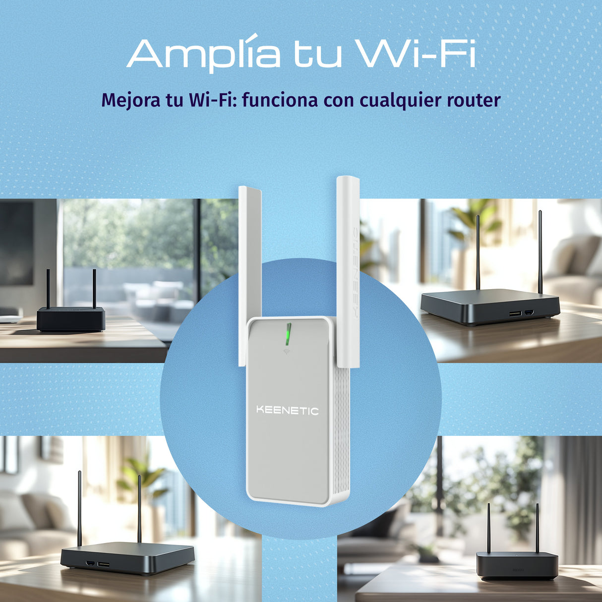 EAN 4897082922087 - Keenetic Buddy 5 (KN-3311) Repetidor de red Gris, Blanco 100 Mbit/s imagen 4