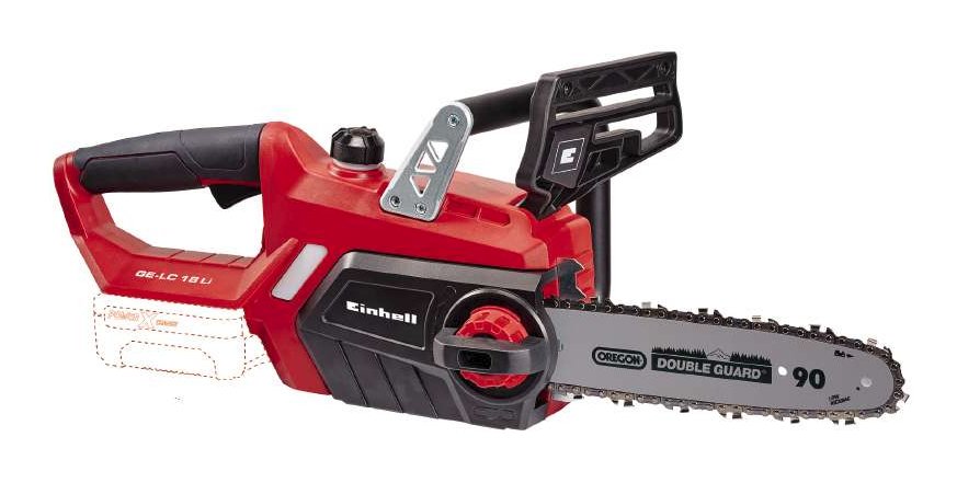 Motosierra A Batería Einhell Ge-Lc 18 Li Solo (Rojo/Negro, Sin Batería Ni Cargador)