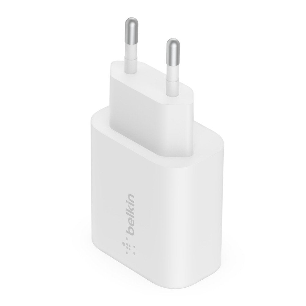 Cargador Boost Charge Usb-C De 25 W + Pd De Belkin, Blanco Wca004vfwh