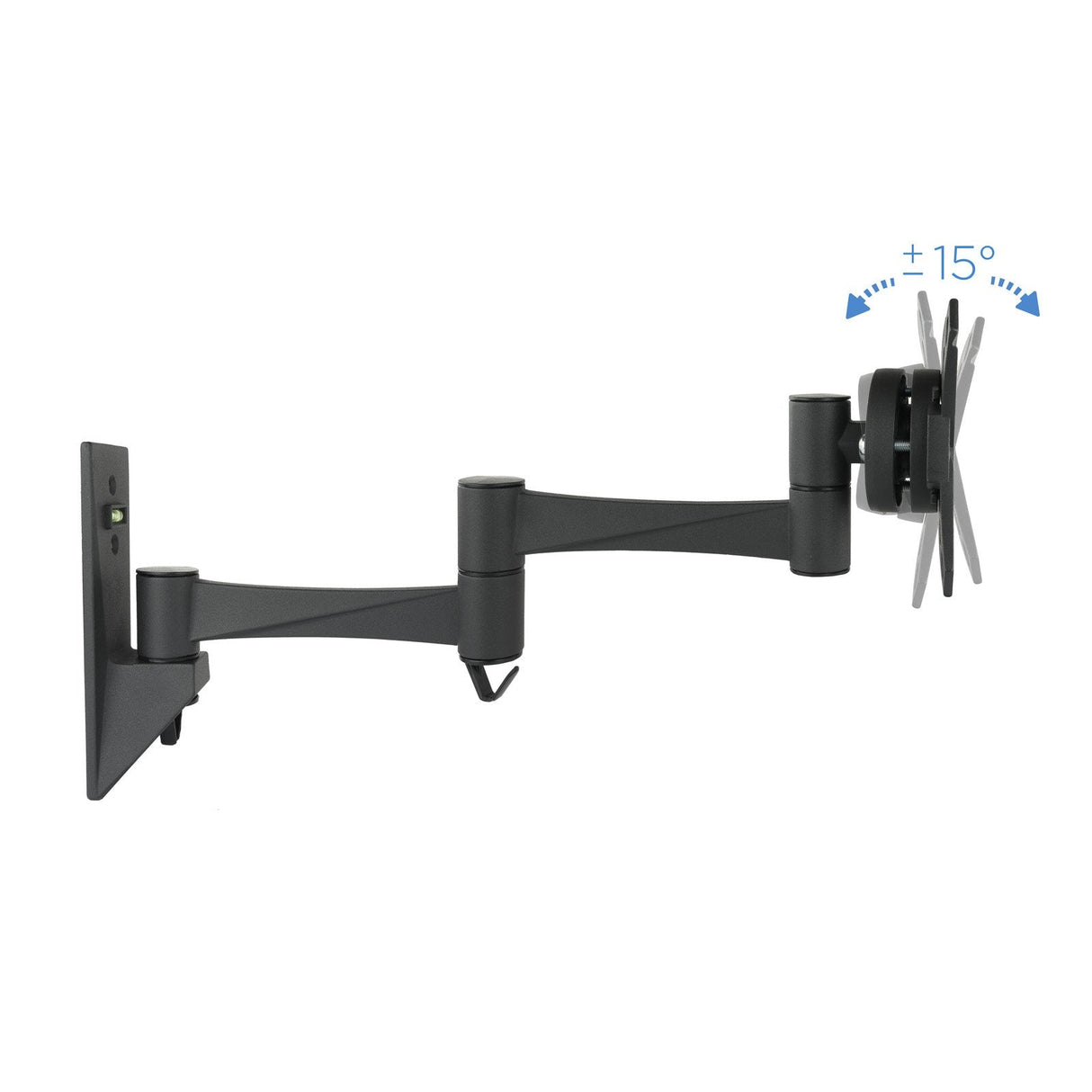 Tooq Soporte De Pared Con Brazo Articulado Para Tv De 13"-27" - Giratorio E Inclinable - Gestion De Cables - Peso Max