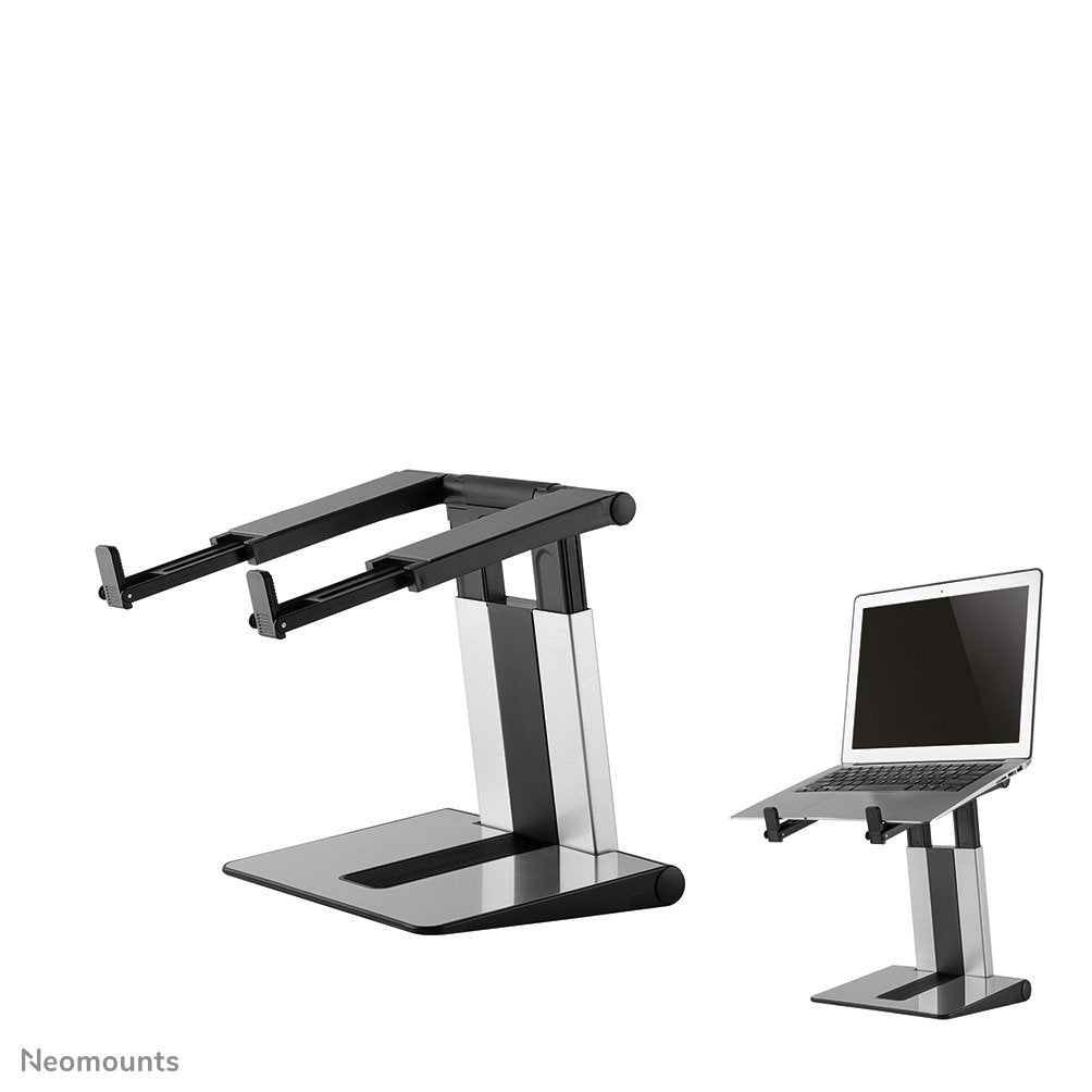 Pie Para Newstar Soporte Portatil De Hasta 16 "Max 5kg, Plegable, Plata / Negro.