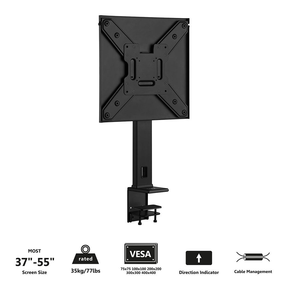 Ewent Ew1543 Soporte Para Tv 139,7 Cm (55") Negro Ewent Soporte Para Monitores 37-55 Extra Plano