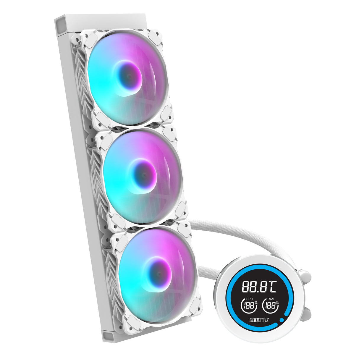 EAN 4711527004544 - darkFlash DW-DN360D-W-ES1 sistema de refrigeración para ordenador Carcasa del ordenador Sistema de refrig imagen 4
