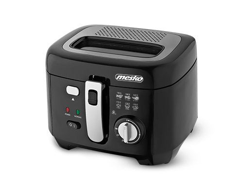 EAN 5908256836983 - Mesko Home MS 4908 freidora Sencillo 2,5 L Independiente 1800 W Negro, Gris imagen 1