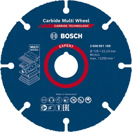 EAN 4059952567471 - Bosch 2 608 901 189 disco de afilar Plástico, Madera Disco de corte imagen 1