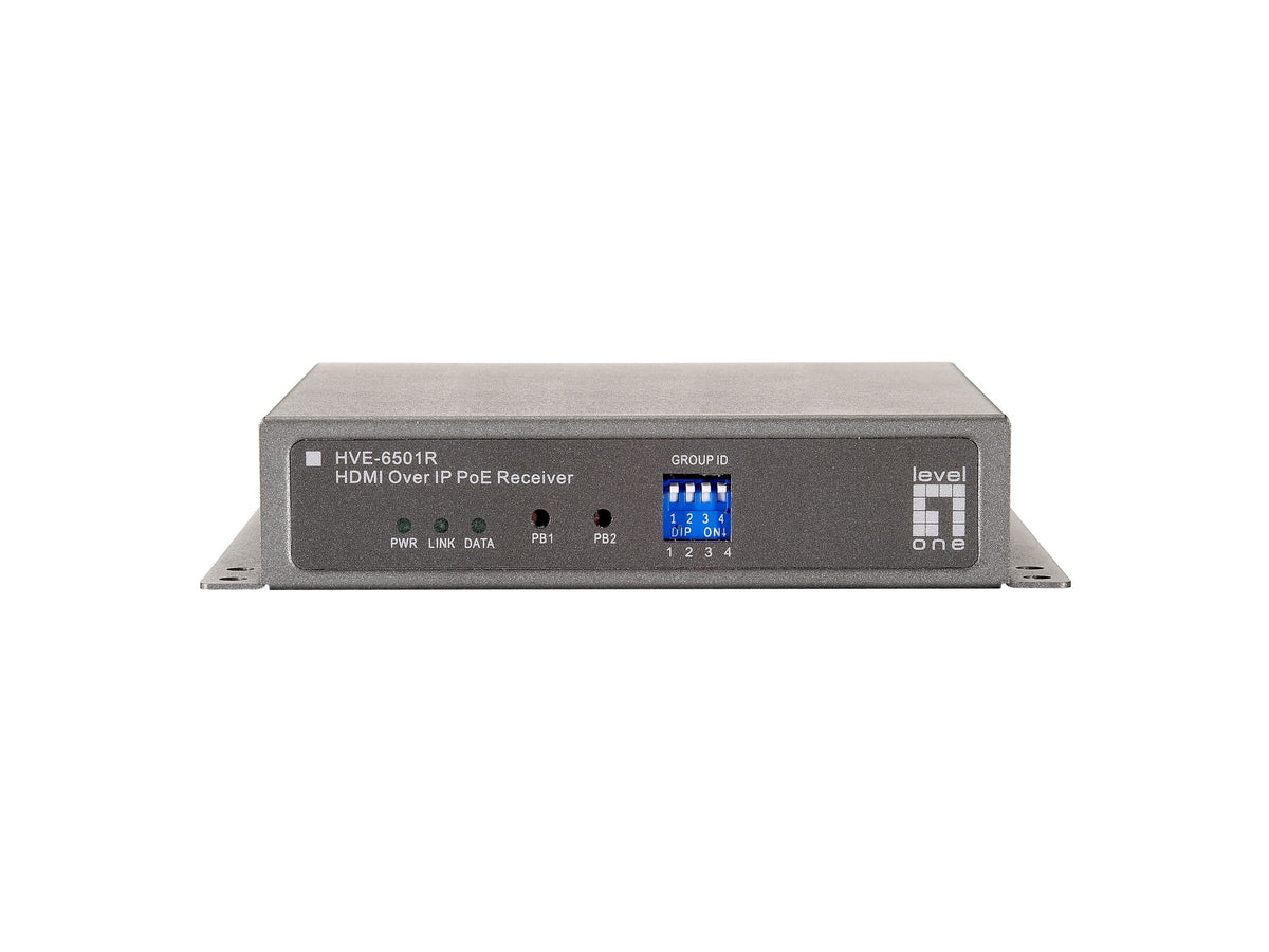 Levelone Hdmi Over Ip Poe Hve-6501r Poe Receiver Video Exe.