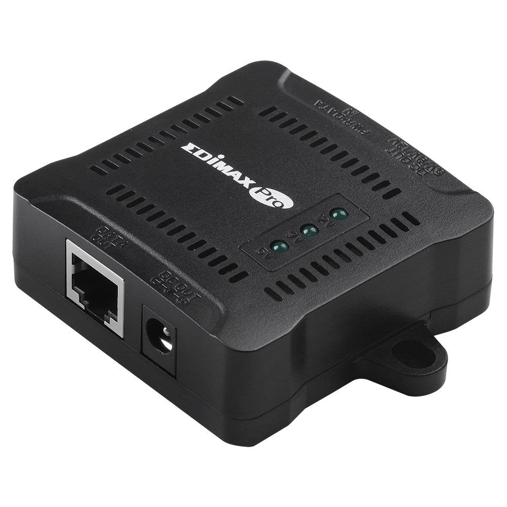 Adaptador Inyector Poe Edimax Pro Gp-101st Splitter / Gigabit Poe+ / 5vdc 9vdc 12vdc Gp-101st