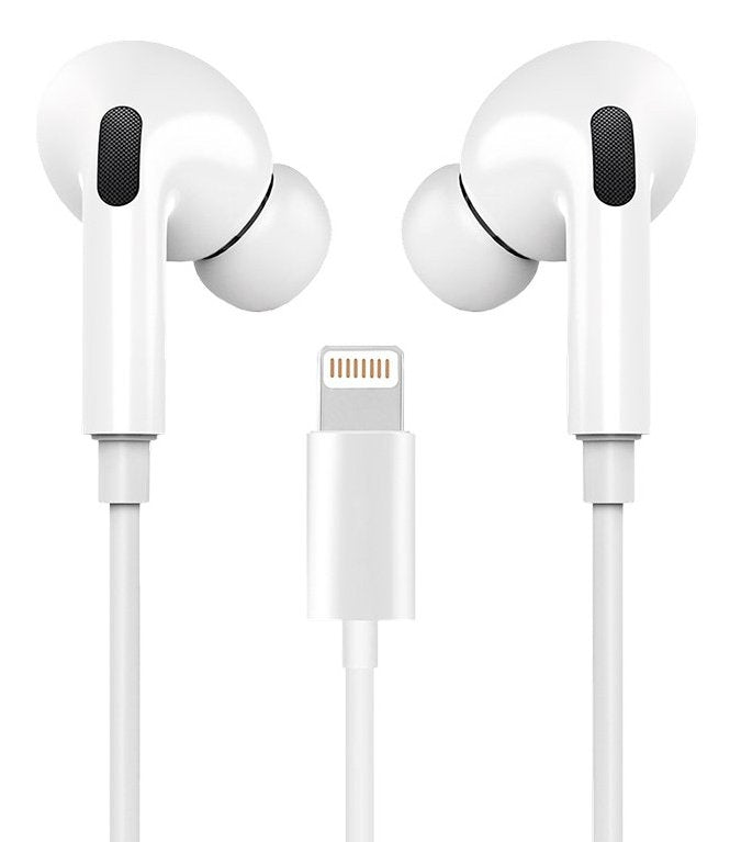 Cool Auriculares Blancos Stereo Con Micro Iphone - Goma In-Ear (Lightning Bluetooth)
