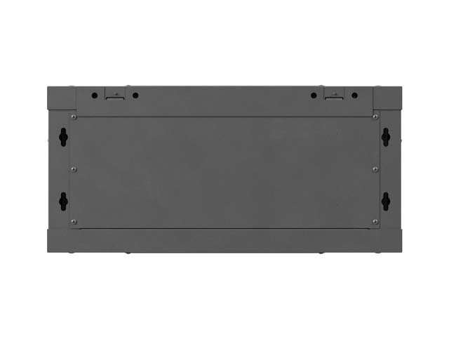 Lanberg Rack Cabinet 19in Wall-Mount 4u 600x450 Flat Pack With Metal Door Black