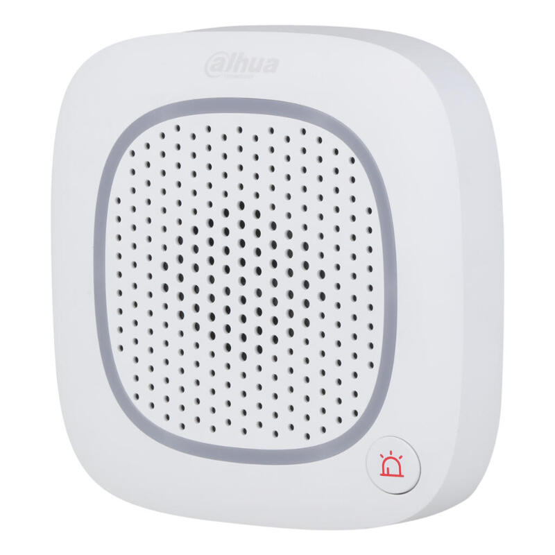 Dahua Ara14-W2(868) Sirena Vía Radio 868mhz 100db Comunicación Bidireccional + Botón Pánico. Grado2