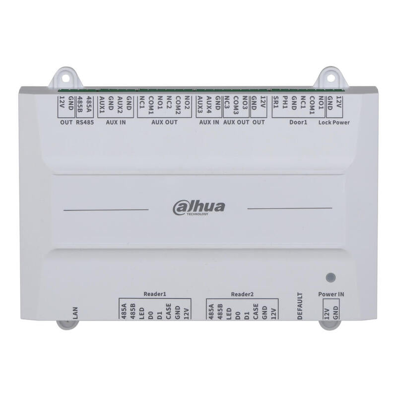 Dahua Asc4201b-D Controladora 1 Puertas / 2 Direcciones Para Carril Din Ip Wiegand Rs-485