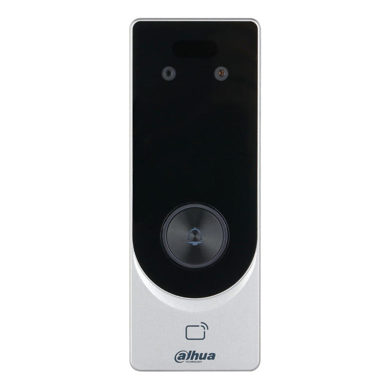 Dahua Asi3103f-Mepw Lector Autónomo Con Cámara 2mp Dual-Lens Facial+Tarjeta(13.56mhz/125khz)+Remoto+Qr+Bluetooth Ip65 Poe
