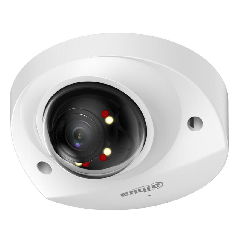 Dahua Ipc-Hdbw2249f-As-Il-0280b Domo Ip H265 2m Full Color Wdr Iluminación Dual Led30m/Ir30m 2.8mm Ik10 Ip67 Poe Mic Audio E/S Ai