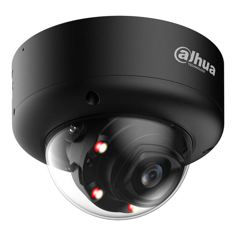 Dahua Ipc-Hdbw5859e1-Ze-Il-B Domo Ip H265 8m Wdr Iluminación Dual Led50m/Ir60m 2.7-12vfm Ik10 Ip67 Epoe Sd Audio Mic E/S Ai. Color Negro