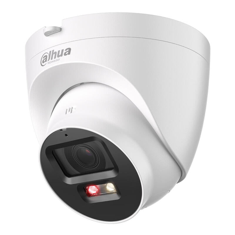 Dahua Ipc-Hdw2449t-S-Pv-0280b Minidomo Ip 4m H265 Full Color Wdr Iluminación Dual Led30m/Ir30m 2.8mm Ip67 Poe Mic/Altavoz Ai